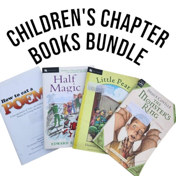 4 books book bundle Lot Set Chapter Books Young Adult Poem Literature Novels Sto - Picture 1 of 11